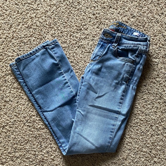 Arizona Jean Company Denim - Women’s Arizona Jean Company Boot Cut Short Blue Jeans (Juniors)